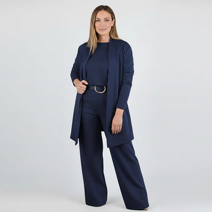 Elegant 3-piece set with a fluid cut - Lunara™
