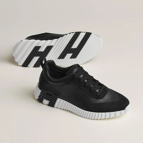 Sportlicher Low-Top Sneaker Schwarz-Weiß