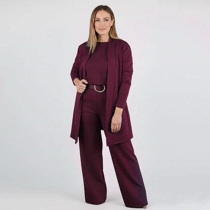 Elegant 3-piece set with a fluid cut - Lunara™