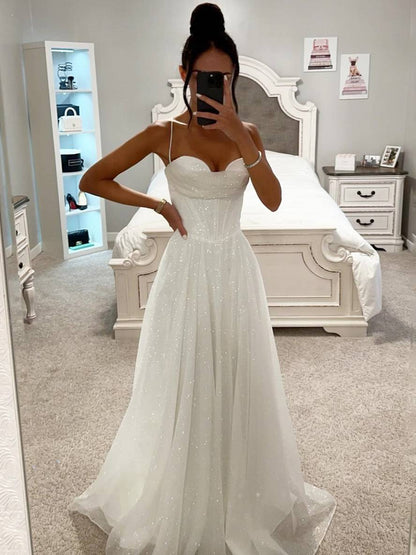 long tan dress with thin straps sleeveless elegant women's evening ceremony | Force
