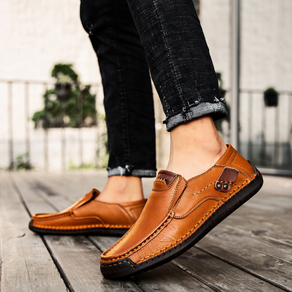 Barton™ • Chaussures en cuir faites à la main, alliant confort et caractère