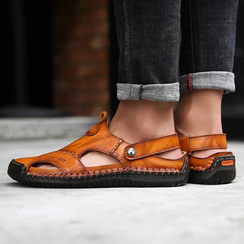 Henly| Sandales Orthopédiques en Cuir