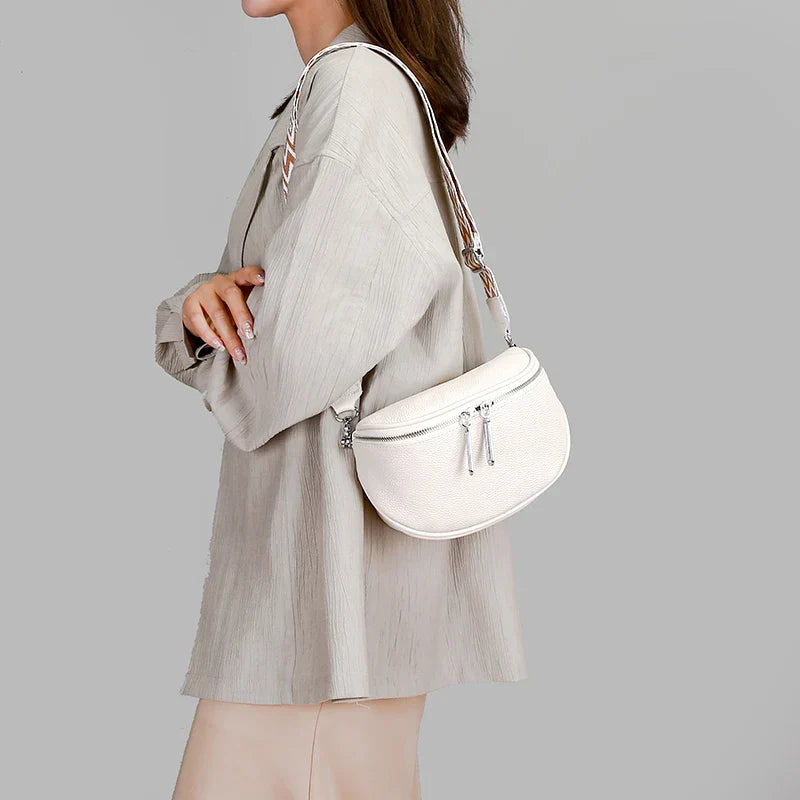 Force | Rosy Leather Crossbody Bag