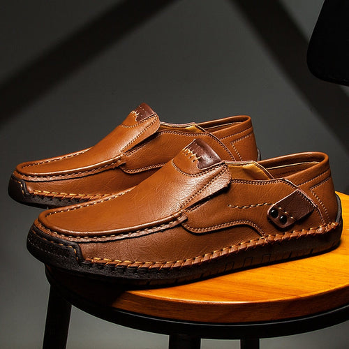 Barton™ • Chaussures en cuir faites à la main, alliant confort et caractère