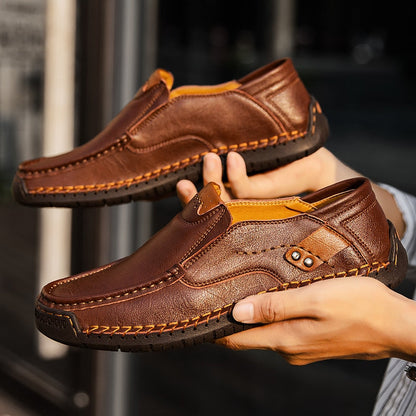 Barton™ • Chaussures en cuir faites à la main, alliant confort et caractère