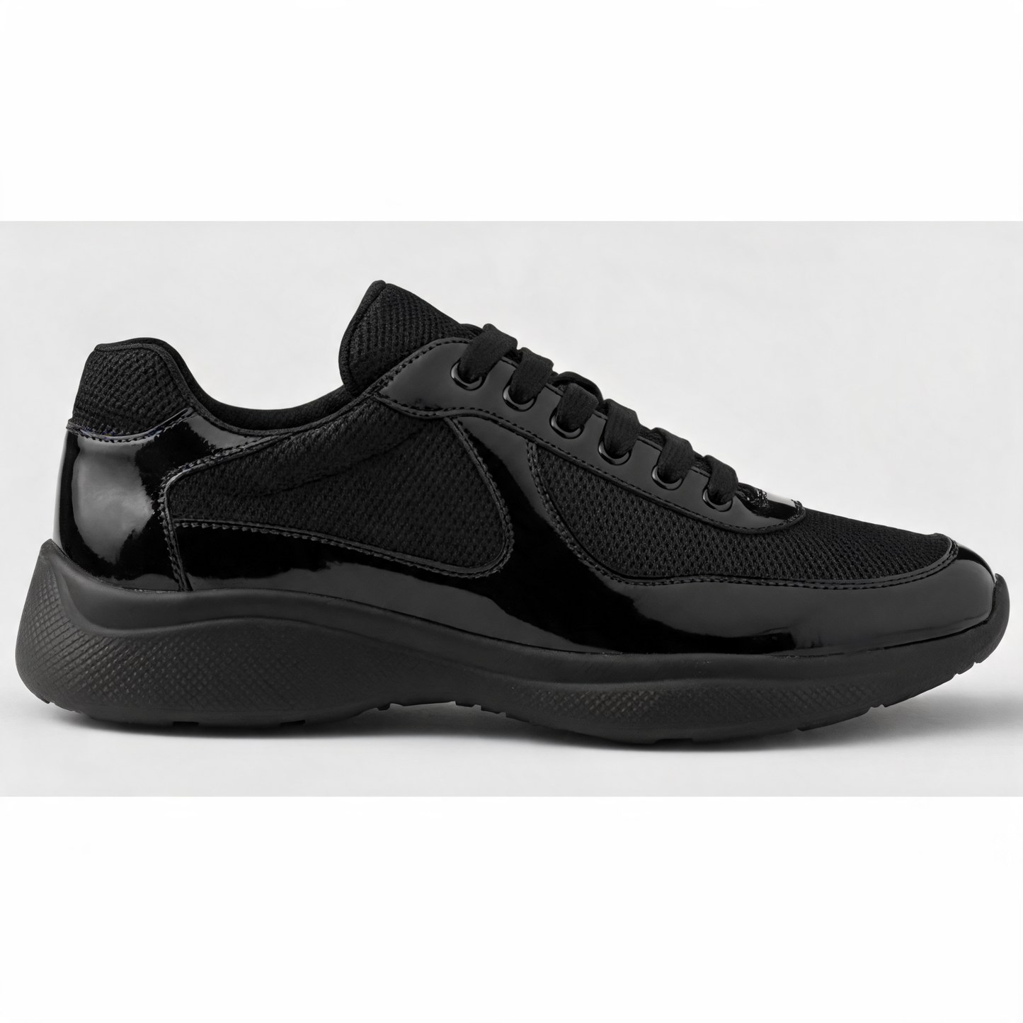 Patent Sailing Sneaker Triple Black