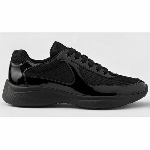 Patent Sailing Sneaker Triple Black