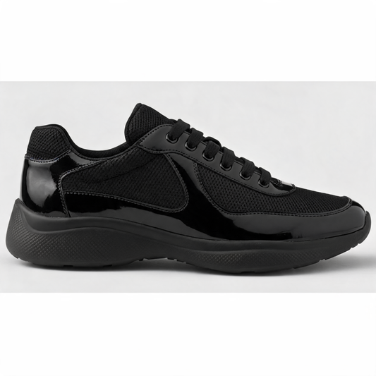 Patent Sailing Sneaker Triple Black