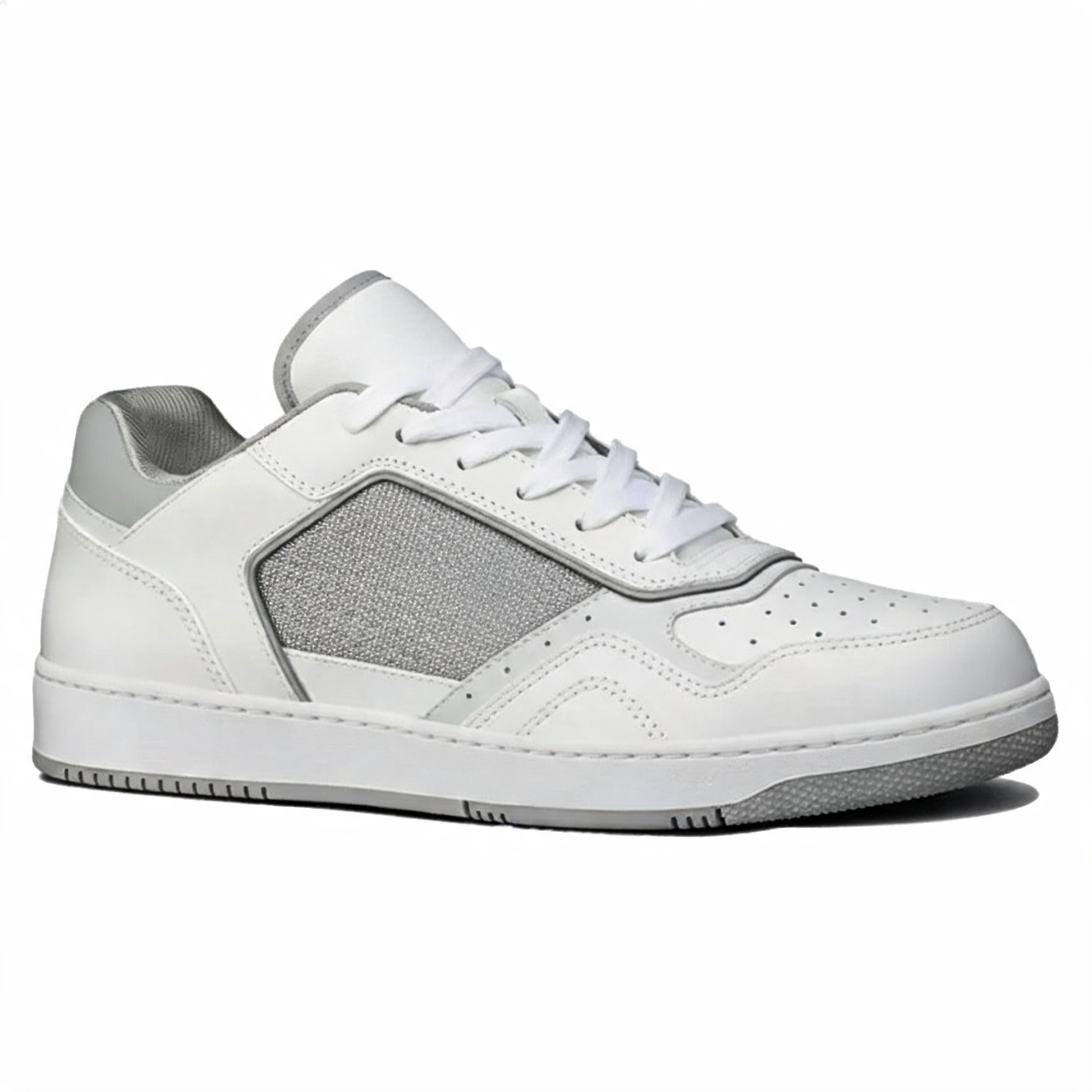 Low-Top Paneled Sneaker