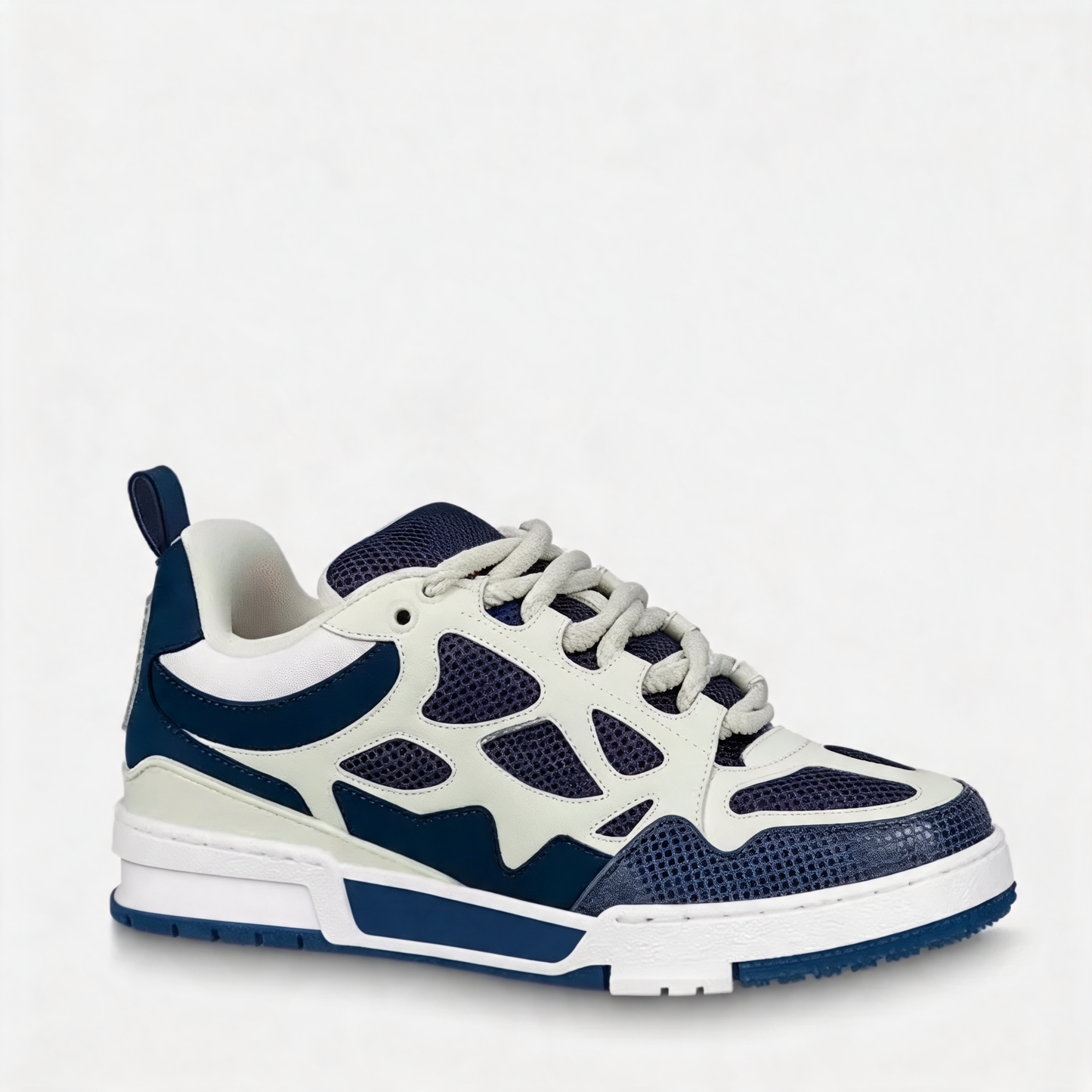 Maxi High-Top Sneaker Blue White
